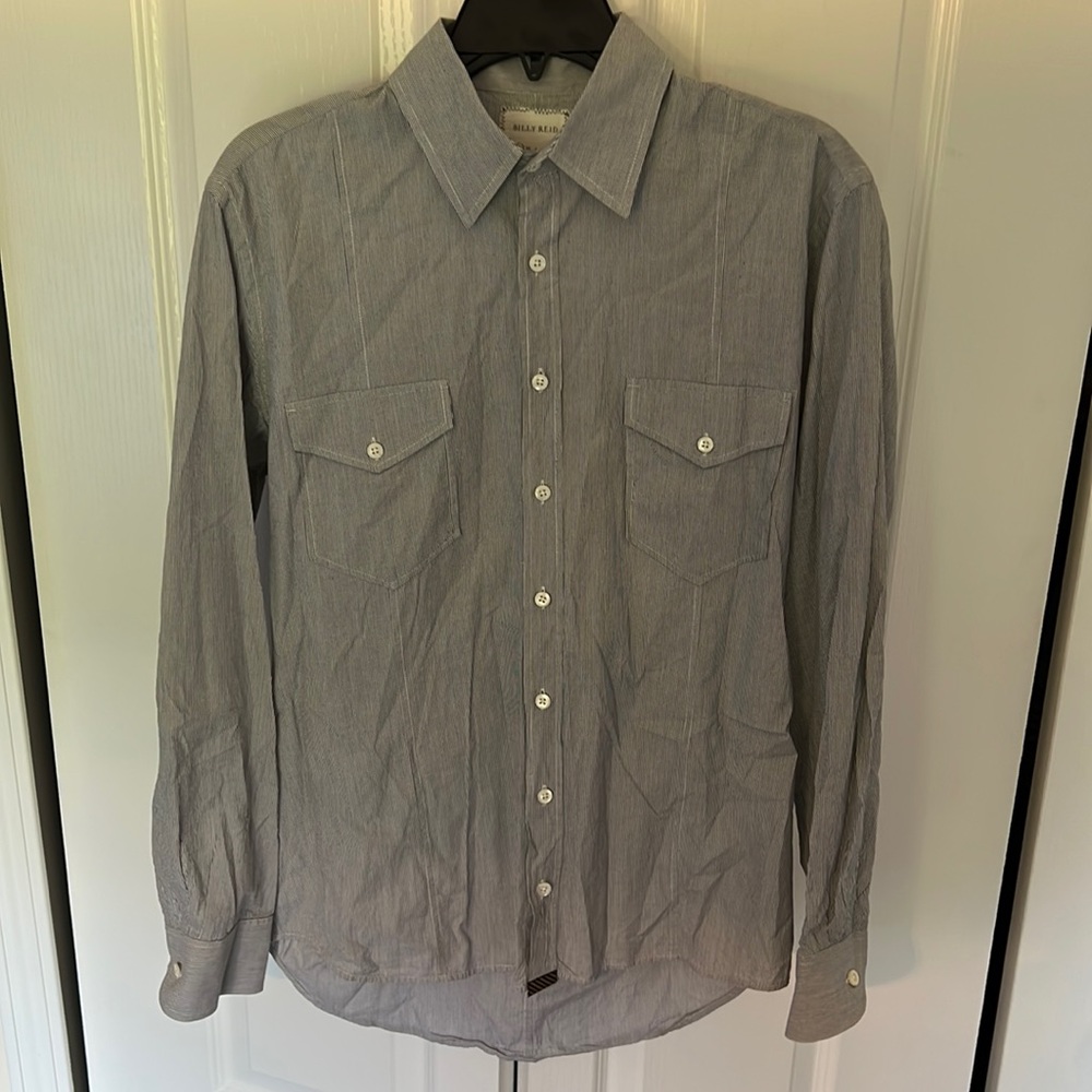 Billy Reid Long Sleeve Button Down Shirt Size Small